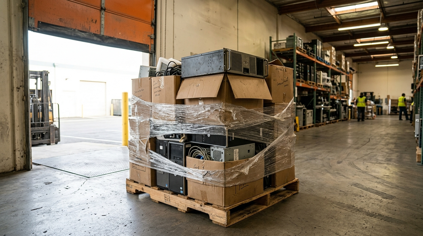 Pallet mixed computers